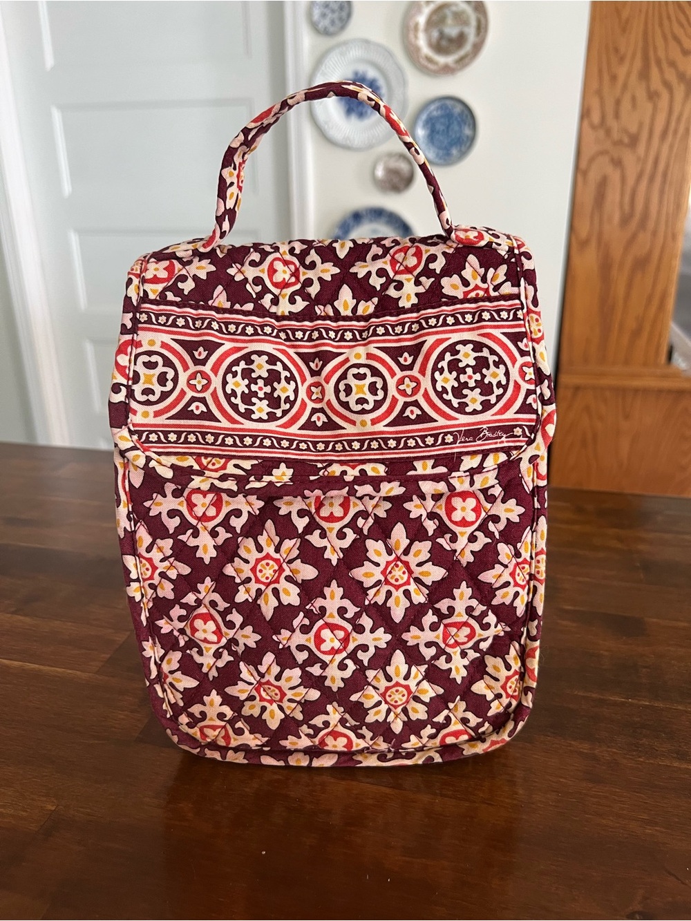 Vera Bradley quilted "Out to Lunch" bag in the "Medallion" pattern